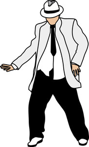 Man Dancing Clipart Image   Chubby Guy Wearing Suit And Tie Dancing