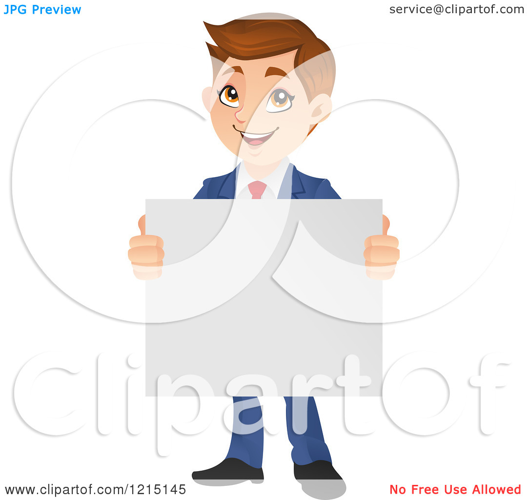 Man Holding Sign Clipart Man Holding A Sign 2