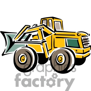 Royalty Free Front End Loader Clipart Image Picture Art   384904
