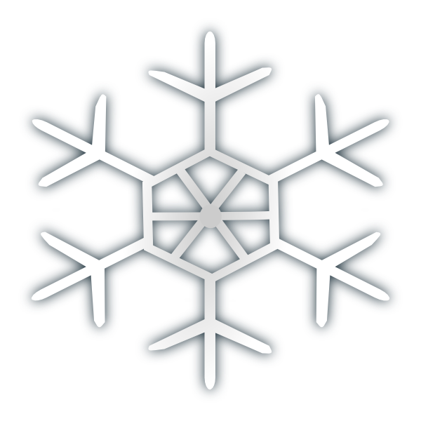 Snow Flake Icon Clip Art At Clker Com   Vector Clip Art Online    