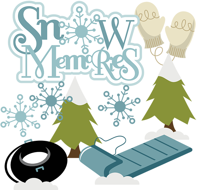 Snow Memories Scrapbook Svg Snow Clipart Cute Snow Clip Art Cute Clip