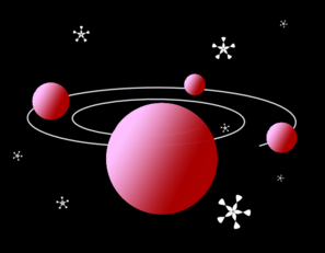 Solar System Planets Cartoon Illustration