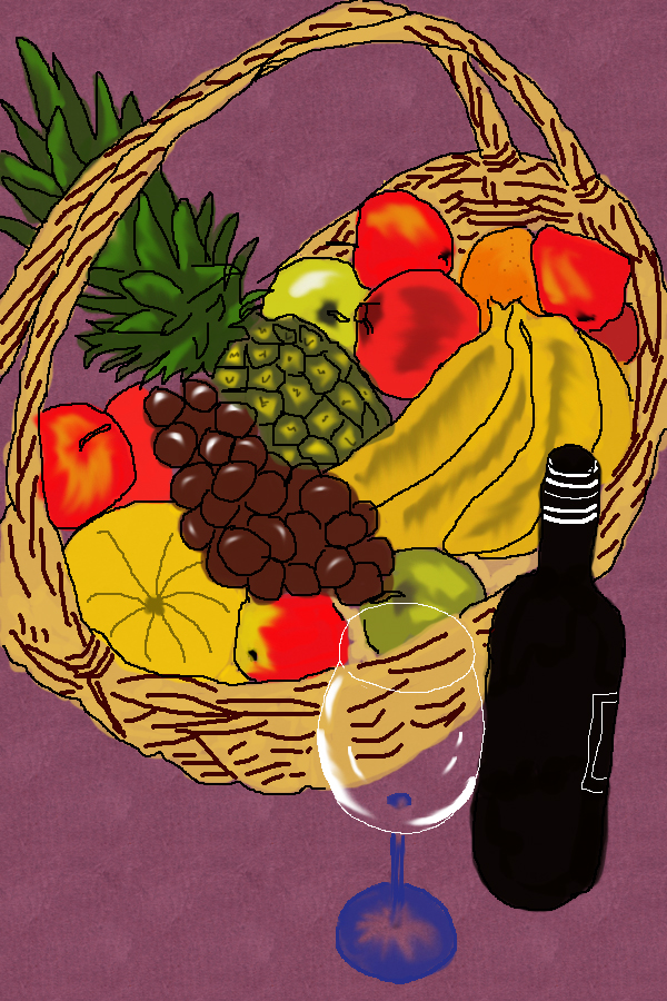 Thanksgiving Basket Clipart Fruit Basket Clip Art