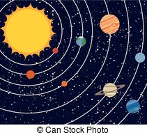 Vecotr Solar Sistema Ilustra  O Banco De Ilustra  O