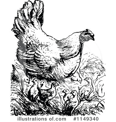 Chicken Clipart Illustration By Prawny Vintage   Stock Sample  1149340