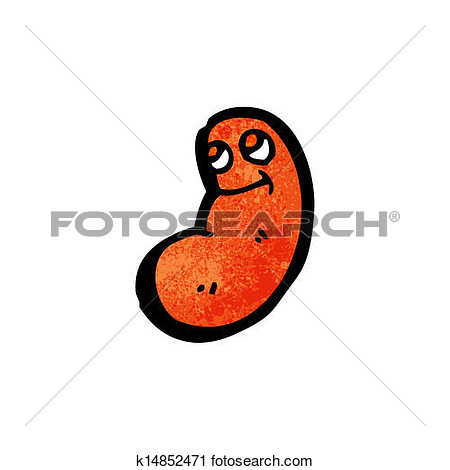 Clipart   Baked Bean Cartoon Character  Fotosearch   Search Clip Art