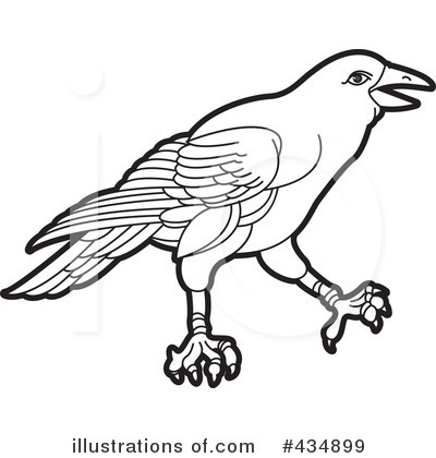 Crow Clip Art Black And White Royalty Free  Rf  Crow Clipart