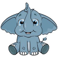 Cute Baby Elephant Clip Art   Baby Elephant Page 3   Cute Cartoon    