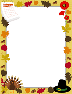 Free Fall Borders  Clip Art Page Borders And Vector Graphics