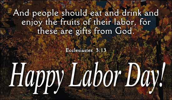 Happy Labor Day   Ec  3 Labor Day Holidays Ecard   Free Christian