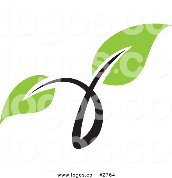 Leaf Stem Clipart Royalty Free Green Leaves And