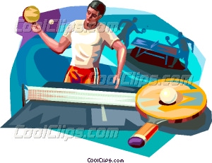 Ping Pong Toss Clipart Ping Pong Vector Clip Art  Professional Ping