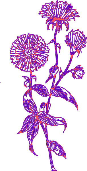 Purple Flower 11 Clip Art At Clker Com   Vector Clip Art Online
