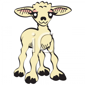 Royalty Free Lamb Clip Art Farm Animal Clipart