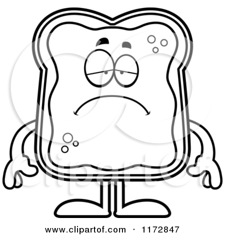 Royalty Free  Rf  Black And White Toast And Jam Clipart Illustrations