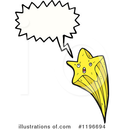 Shooting Star 1196694 By Lineartestpilot Royalty Free Rf Clipart