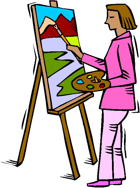 Someone Painting Clip Art Painting Clip Art