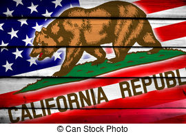 California State Flag Illustrations And Clipart