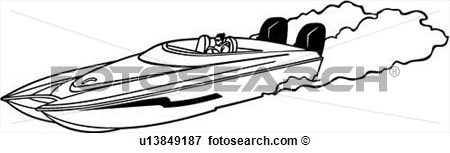 Clip Art    Boat Power Racer Speed Sport Motor   Fotosearch    