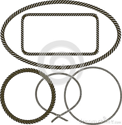 Clip Art Collection Of Various Frames Of Rope 