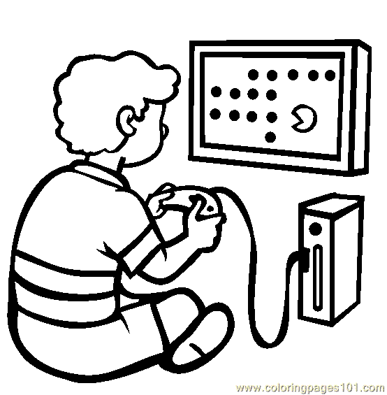     Console  Entertainment   Games    Free Printable Coloring Page Online