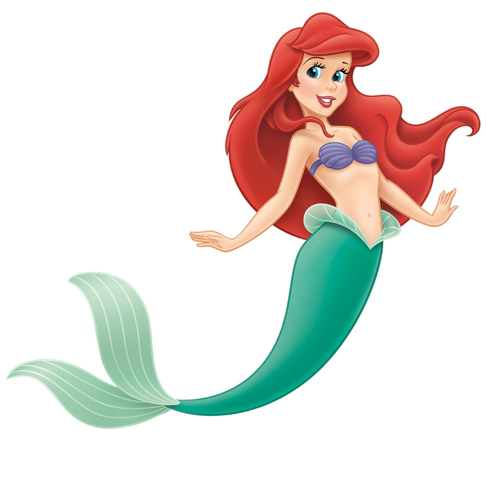 Disney Little Mermaid Ariel Large Wall Accent Decal Set