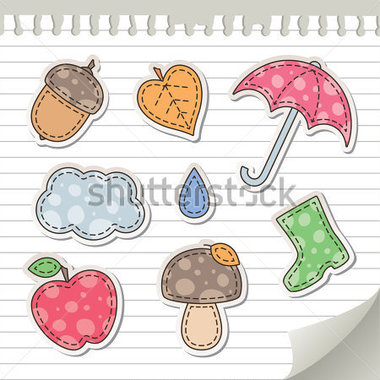 Download Source File Browse   Miscellaneous   Set Of Autumn Stickers