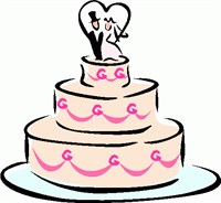 Elegant Wedding Cake Clipart   Clipart Panda   Free Clipart Images