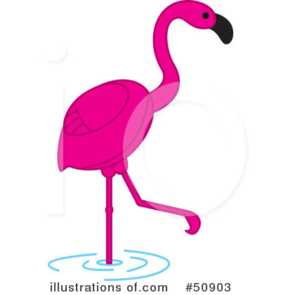 Flamingo Clipart  50903   Illustration By Cherie Reve