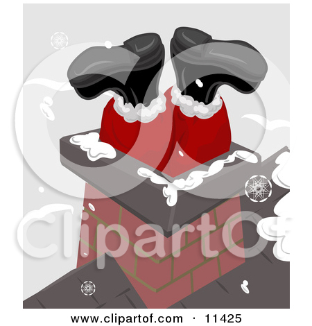 His Sleigh With His Reindeer Clipart Illustration By Geo Images  11327