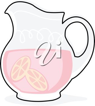 Iclipart   Royalty Free Clipart Image Of A Pitcher Of Pink Lemonade
