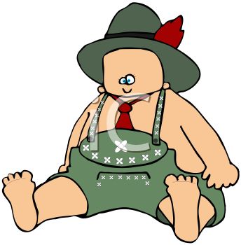 Iclipart   Royalty Free Clipart Image Of An Oktoberfest Baby