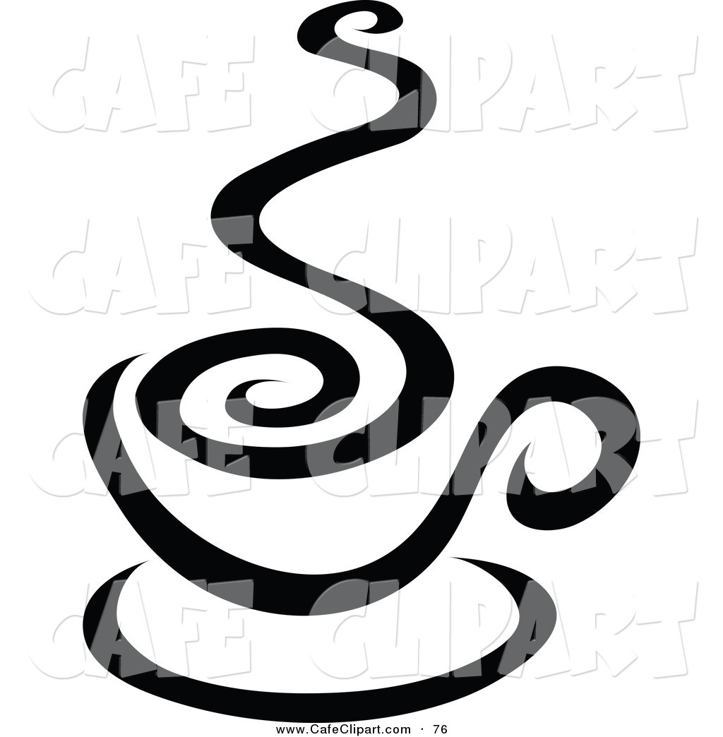 Larger Preview  Vector Clip Art Of A Black And White Drawing Of A