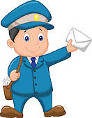 Mail Carrier Clipart Royalty Free  417 Mail Carrier Clip Art Vector