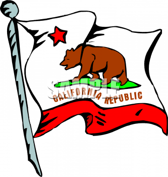 Royalty Free California Flag Clipart This California Flag Clip Art