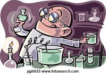 Stock Illustration Of Mad Scientist Pgi0025   Search Clipart Drawings
