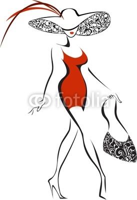 Woman In Red Stock Image And Royalty Free Vector Files On Fotolia