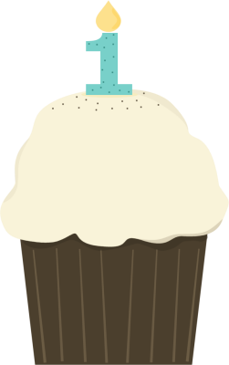 1st Birthday Cupcake Clip Art   Clipart Panda   Free Clipart Images