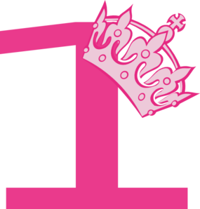 1st Birthday Pink Tiara Clip Art At Clker Com   Vector Clip Art Online