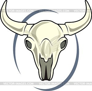 Animal Skull   Vector Clipart
