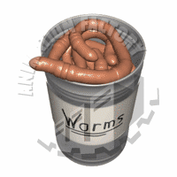 Can Of Worms Animated Clipart