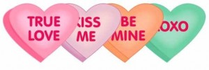 Candy Hearts Clipart
