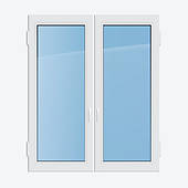 Closed Window Clipart Double Casement Plastic Window