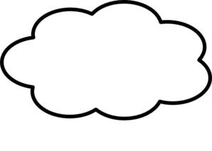 Cloud Clip Art At Clker Com   Vector Clip Art Online Royalty Free