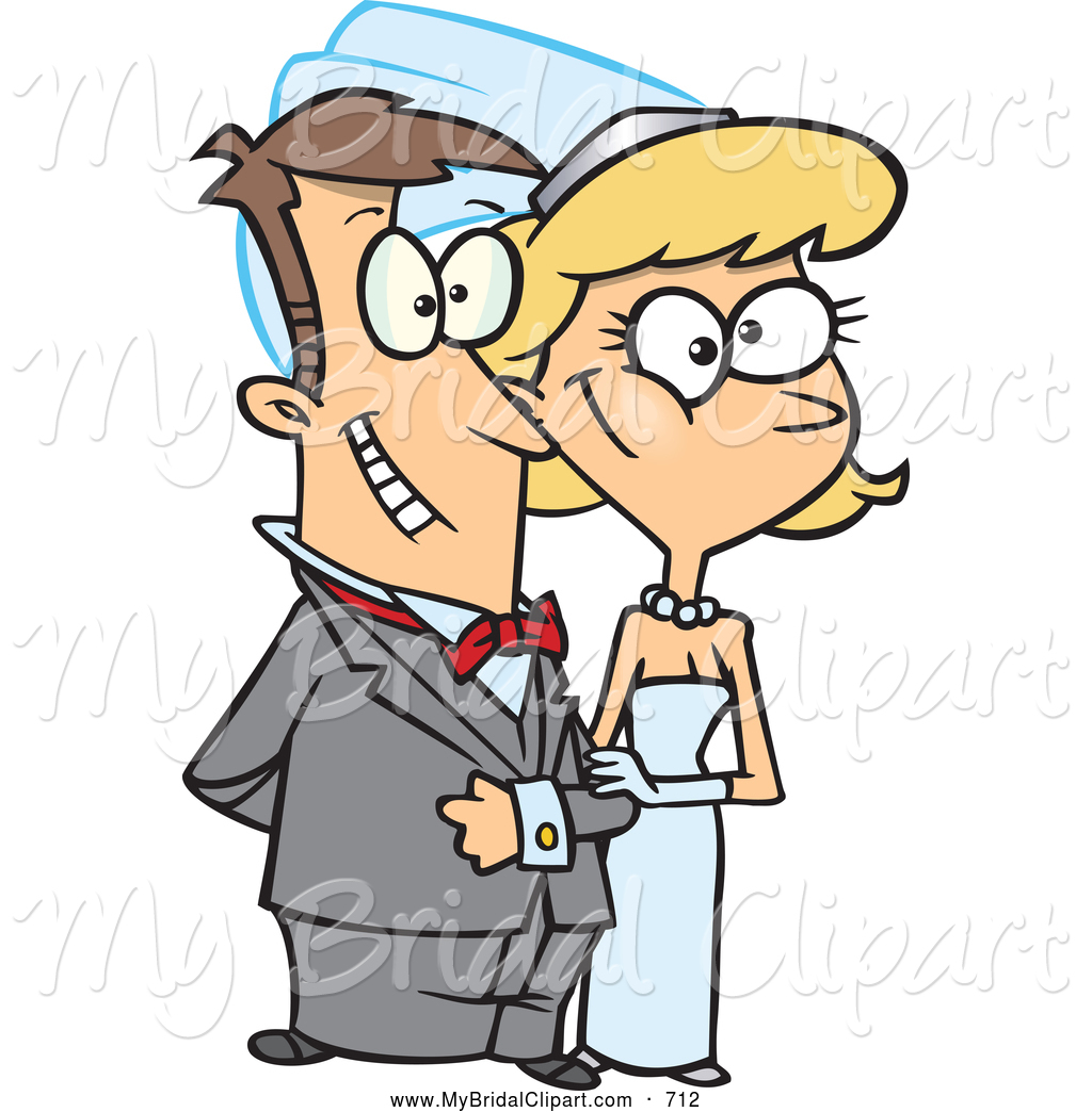 Happy Couple Clipart Bridal Clipart Of A Cute Happy
