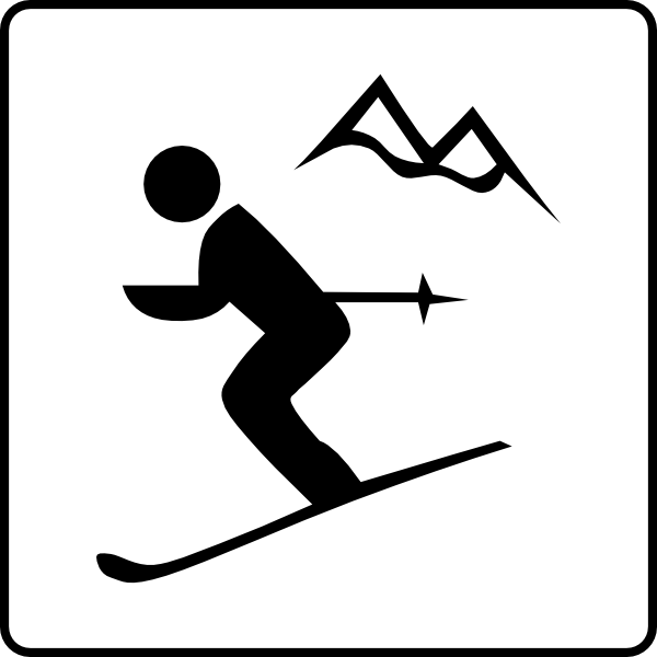 Hotel Icon Near Ski Area Clip Art At Clker Com   Vector Clip Art