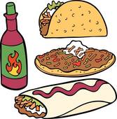 Mexican Food Clipart Royalty Free  1101 Mexican Food Clip Art Vector