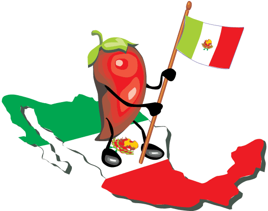 Mexico Clip Art   Free Clipart Of Mexican Food  Taco Jalapeno   More
