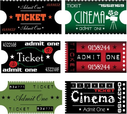 Movie Ticket Clip Art Free Vector In Encapsulated Postscript Eps    