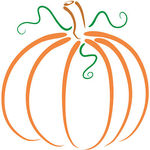 Pumpkin Line Art